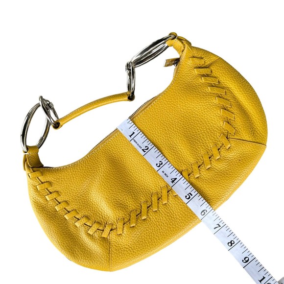 BCBGMAXAZRIA Yellow Hobo With Stitch - Picture 12 of 12